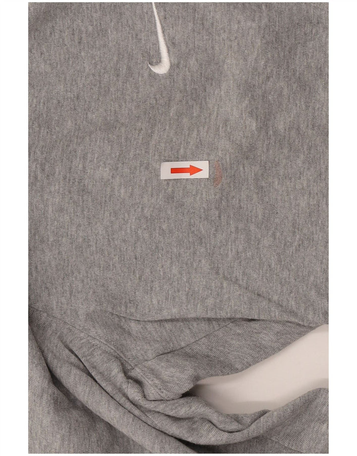 NIKE Damen Sportshorts UK 10 Small Grau meliert