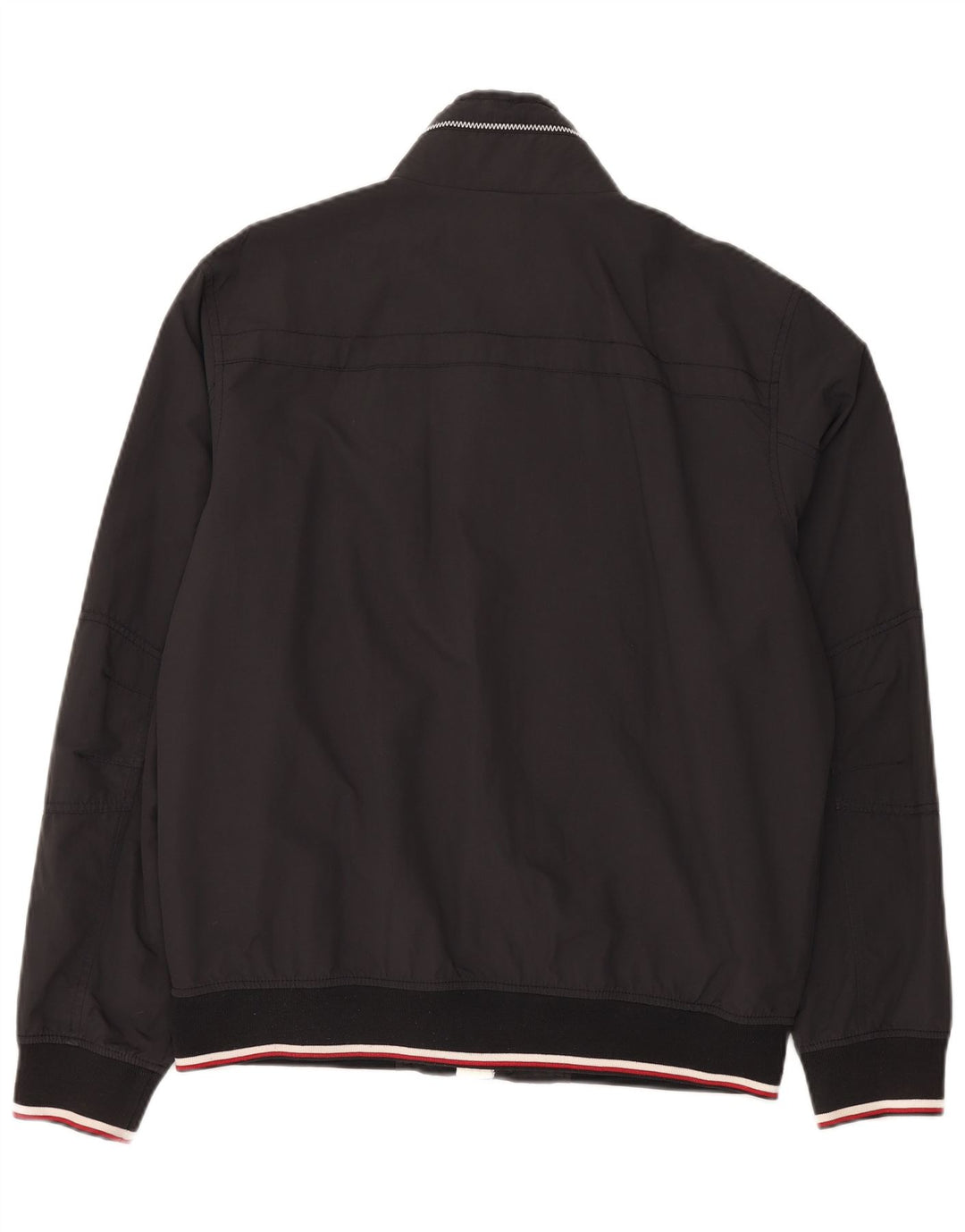 Tommy Hilfiger Herren Bomberjacke UK 40 Large Graues Nylon