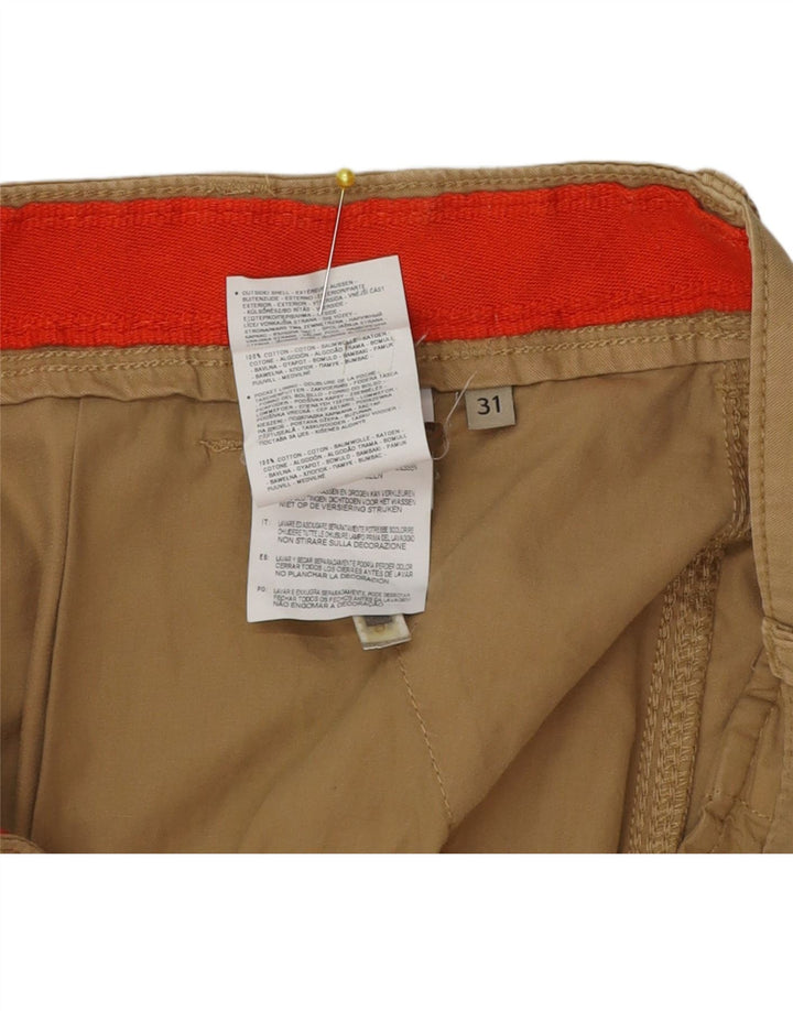 Napapijri Herren Cargoshorts W31 Mittelbeige Baumwolle