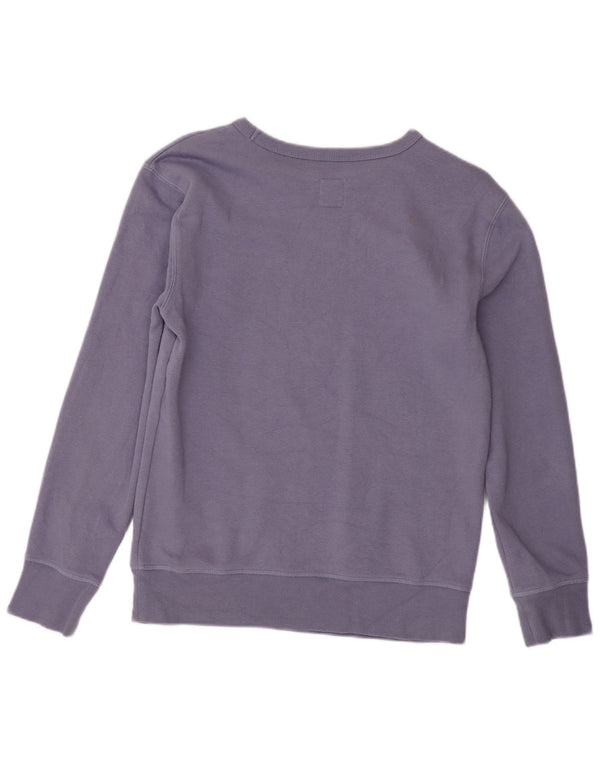 Gap Girls Graphic Sweatshirt Jumper 13-14 Years 2XL Purple Cotton
