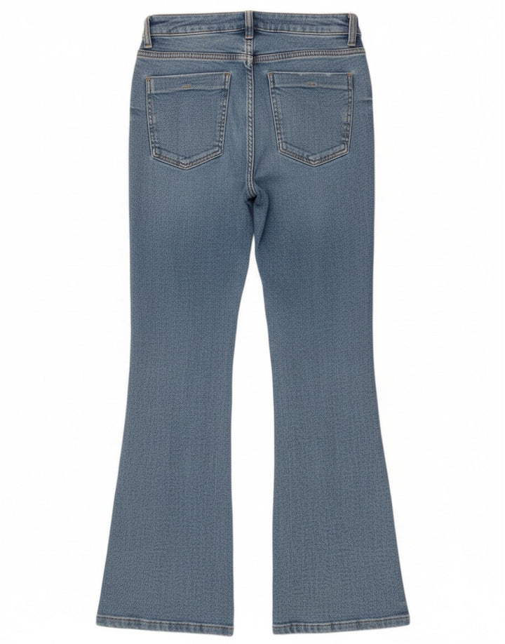 Zara Damen Schlagjeans EU 36 XS W26 L30 Blau