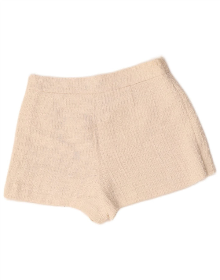 Zara Damen Freizeitshorts Medium W28 Weiß