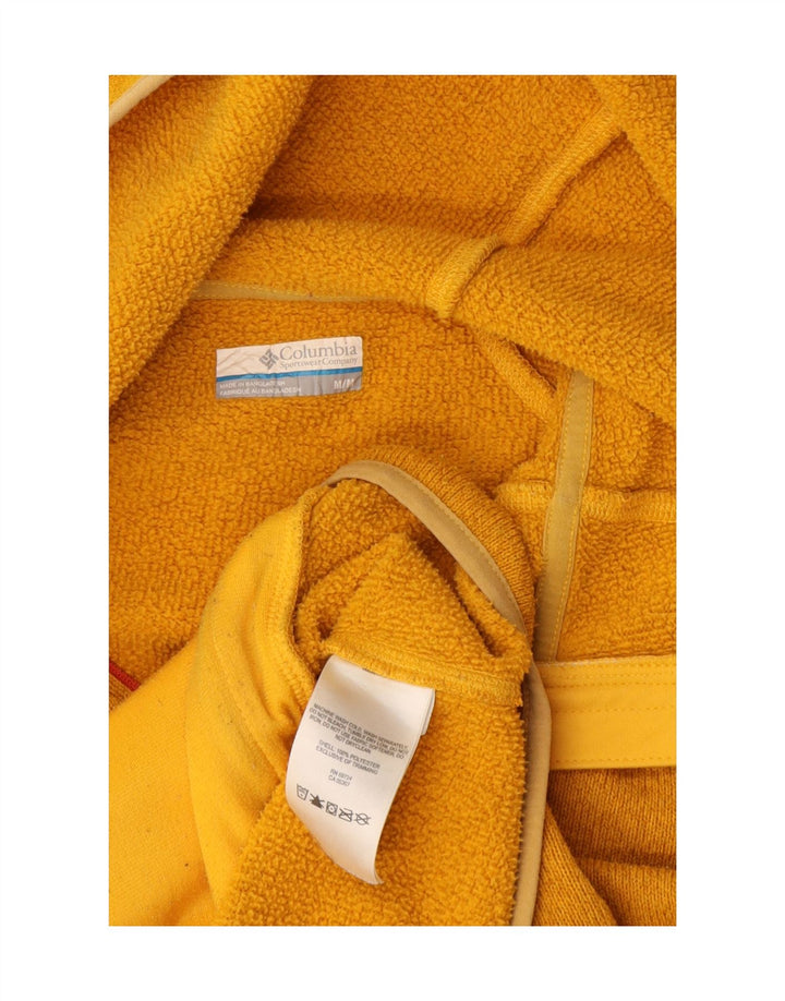 Columbia Damen-Strickjacke mit Kapuze, UK 12, Mittelgelb, Polyester