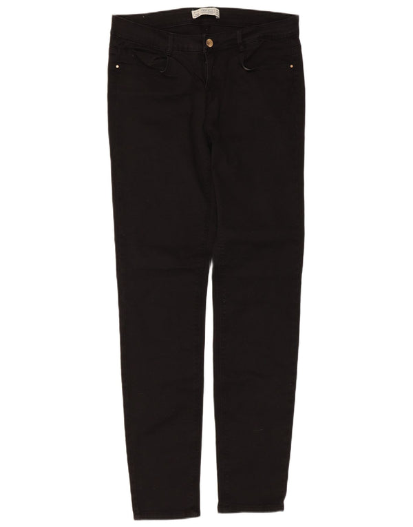 Zara Damen Trafaluc Slim Jeans EU 42 Large W32 L30 Schwarz
