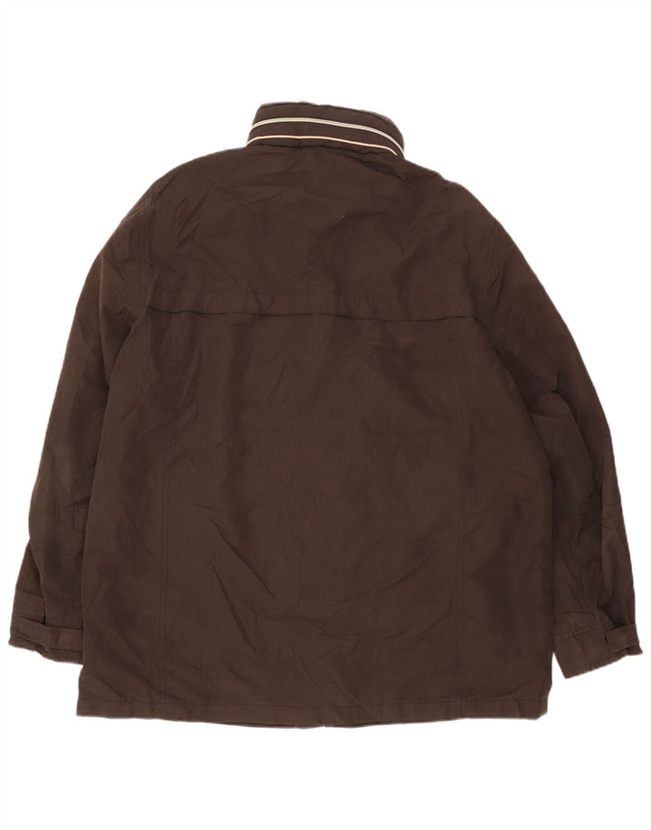 Marks & Spencer Herren Blue Harbor Kapuzen-Regenjacke UK 42 XL Schwarz