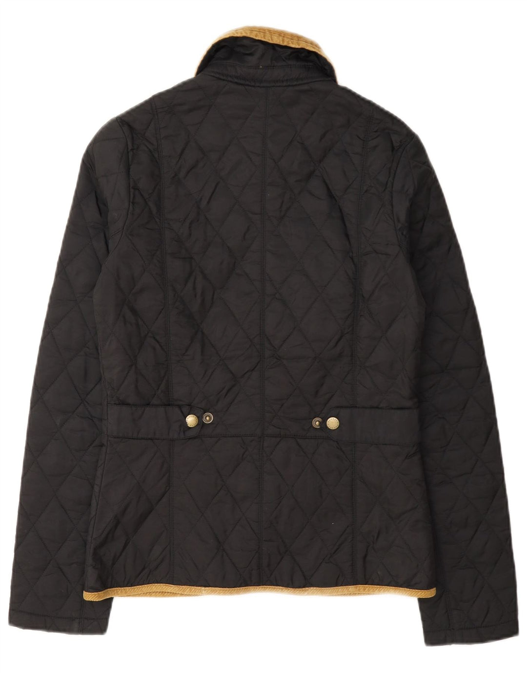 Barbour Damen Steppjacke UK 6 XS Graues Colourblock-Polyamid