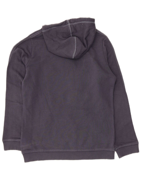 Adidas Damen Graphic Hoodie Pullover IT 46 Large Marineblau Baumwolle