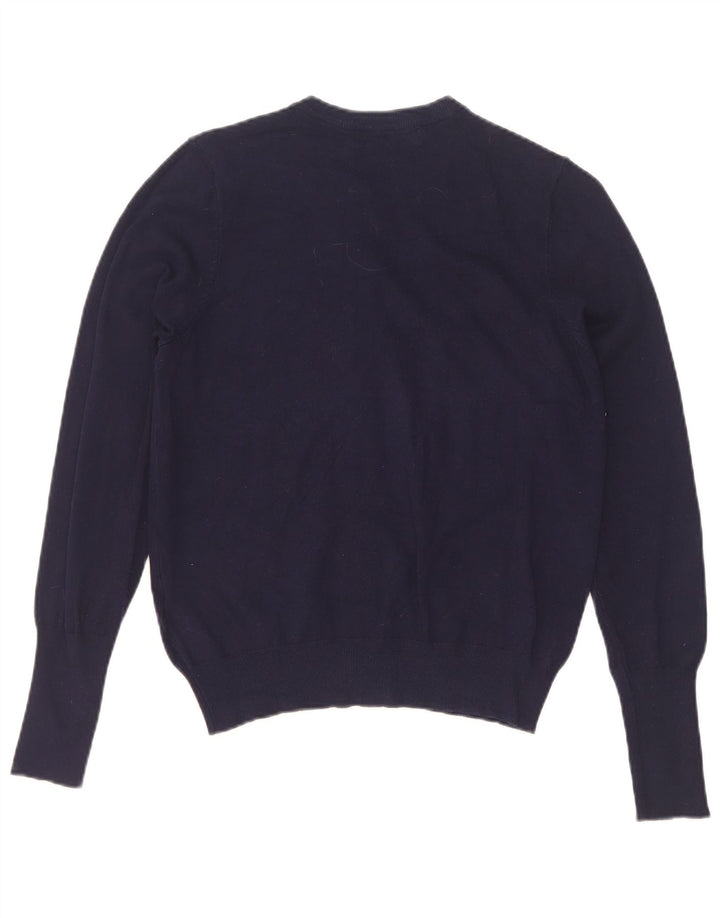 Marks & Spencer Damen-Cardigan-Pullover UK 12 Mittelmarineblaue Viskose