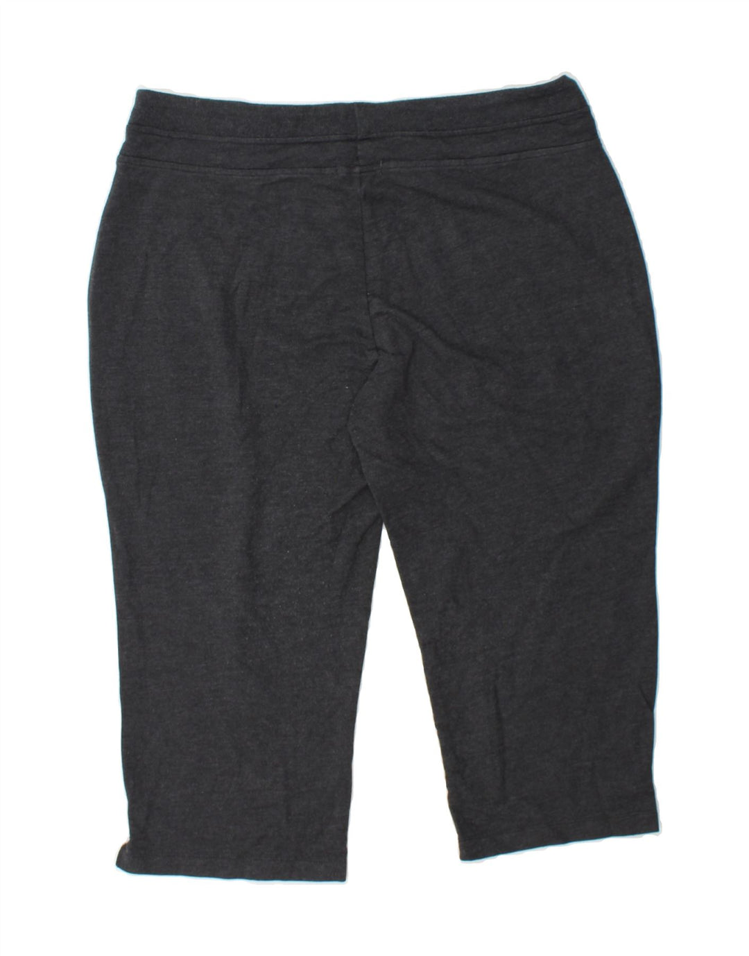 EDDIE BAUER Womens Capri Tracksuit Trousers UK 16 Large  Grey Cotton Vintage Eddie Bauer and Second-Hand Eddie Bauer from Messina Hembry 
