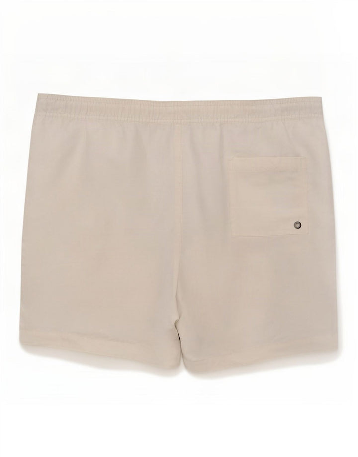 Calvin Klein Herren Badeshorts mit Grafik, Mittelweiß
