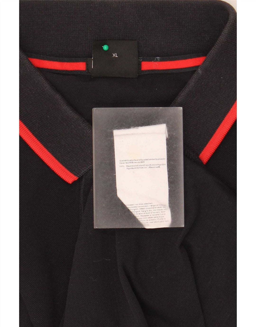 Hugo Boss Herren Poloshirt XL Schwarz Baumwolle