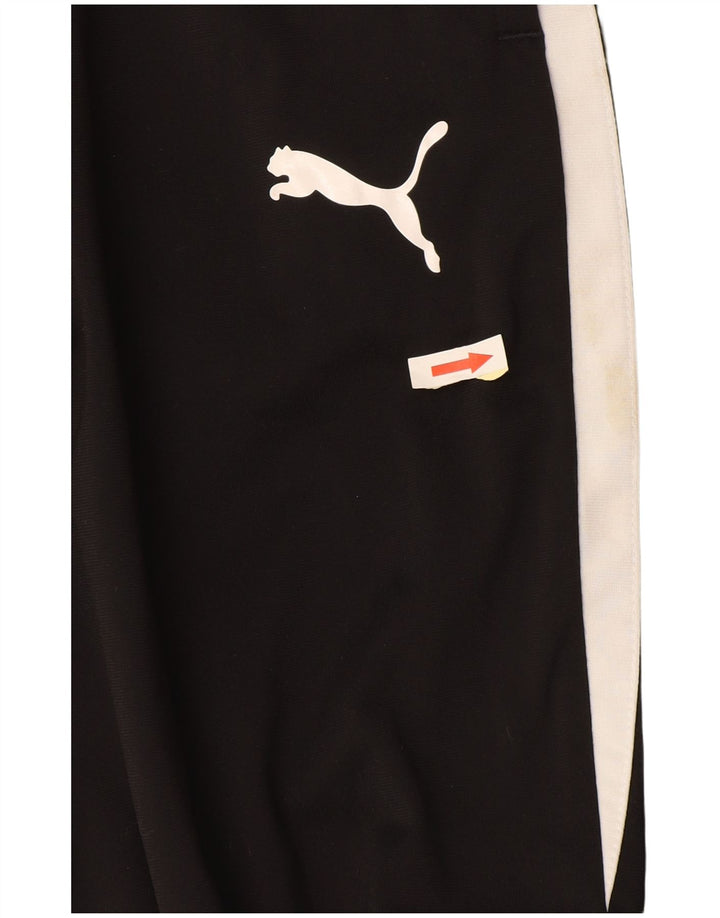 Puma Herren-Trainingshose, Jogginghose, Größe S, Schwarz, Farbblock