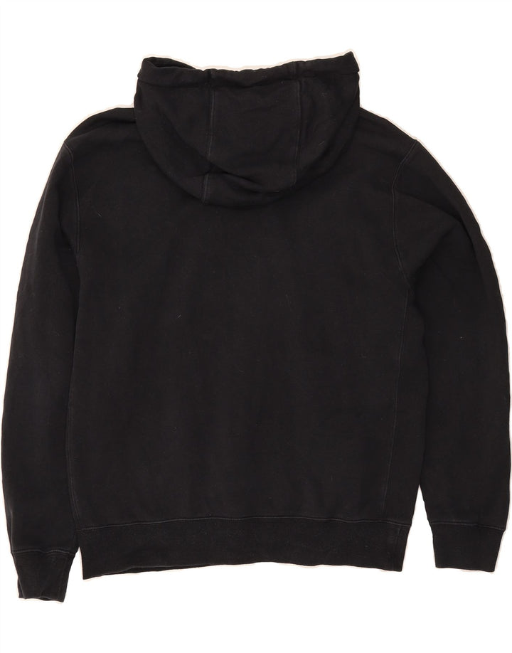 NIKE Womens Graphic Oversized Hoodie Jumper UK 14 Medium Black Cotton Vintage Nike and Second-Hand Nike from Messina Hembry 