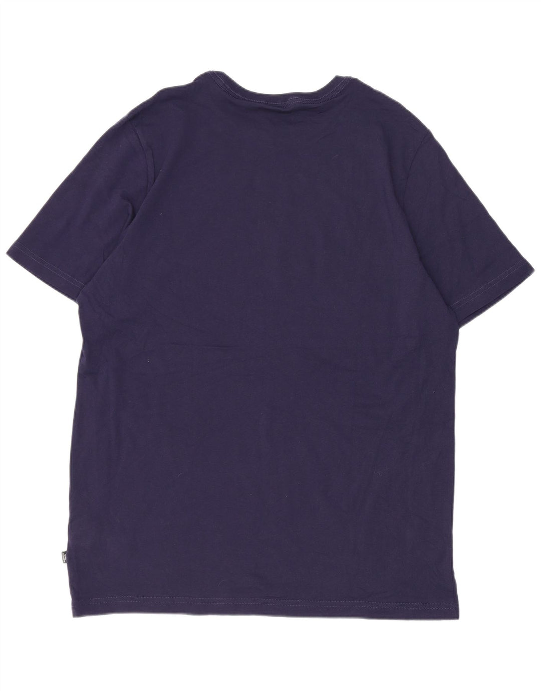 Puma Herren T-Shirt Top Large Marineblau Baumwolle