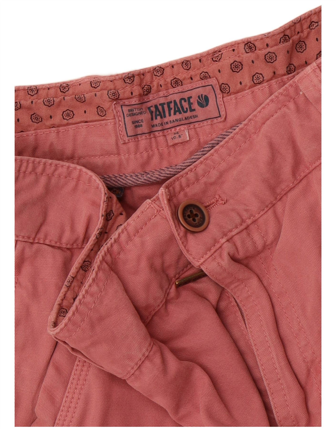 Fat Face Herren Chinoshorts W38 XL Pink
