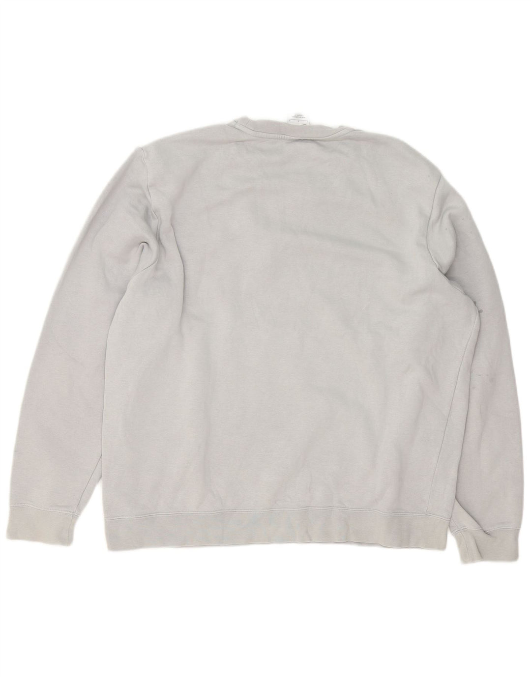 Nike Herren-Sweatshirt mit Grafik, groß, graue Farbblock-Baumwolle