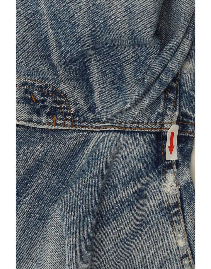 LEVI'S Damen Tapered Jeans W28 L30 Blaue Baumwolle