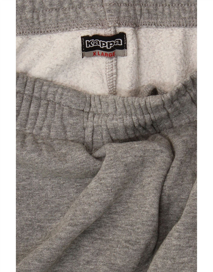 Kappa Herren Trainingshose Jogger XL Grau meliert