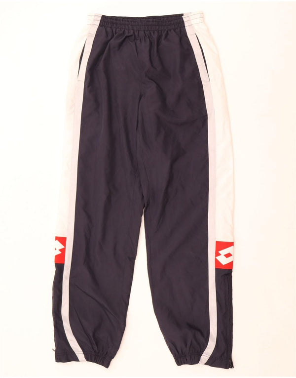 Lotto Mens Tracksuit Trousers UK 38/40 Medium Navy Blue Colourblock