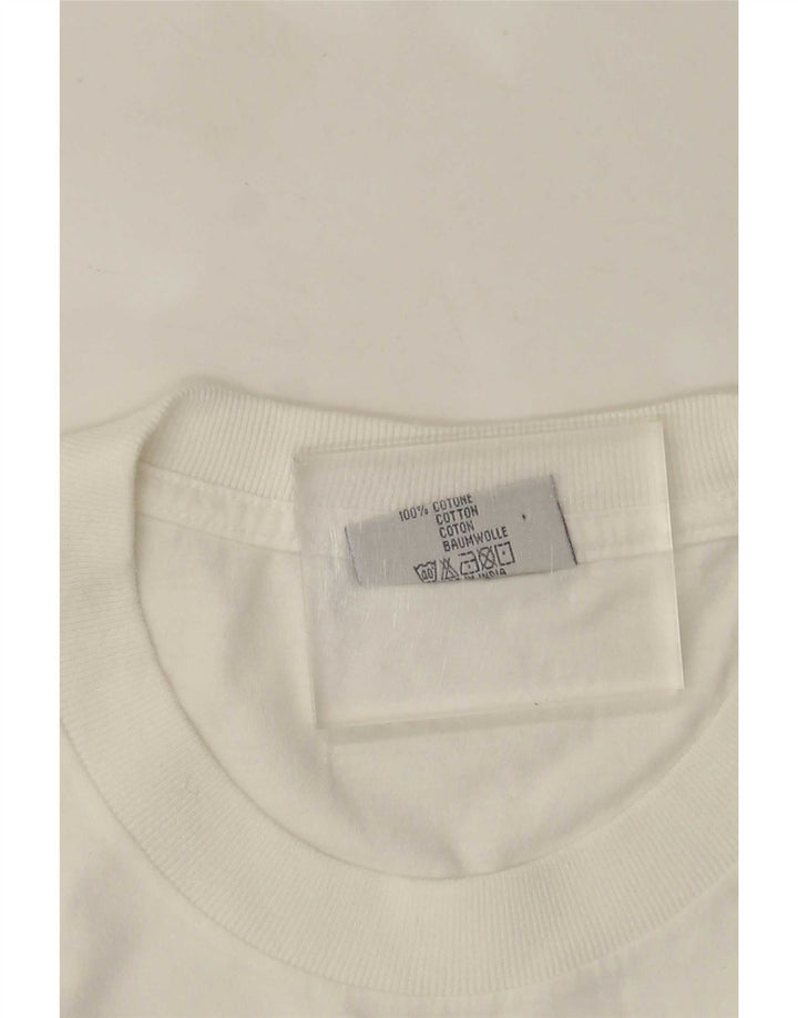 Fila Herren Grafik-T-Shirt-Oberteil Mittelweiß