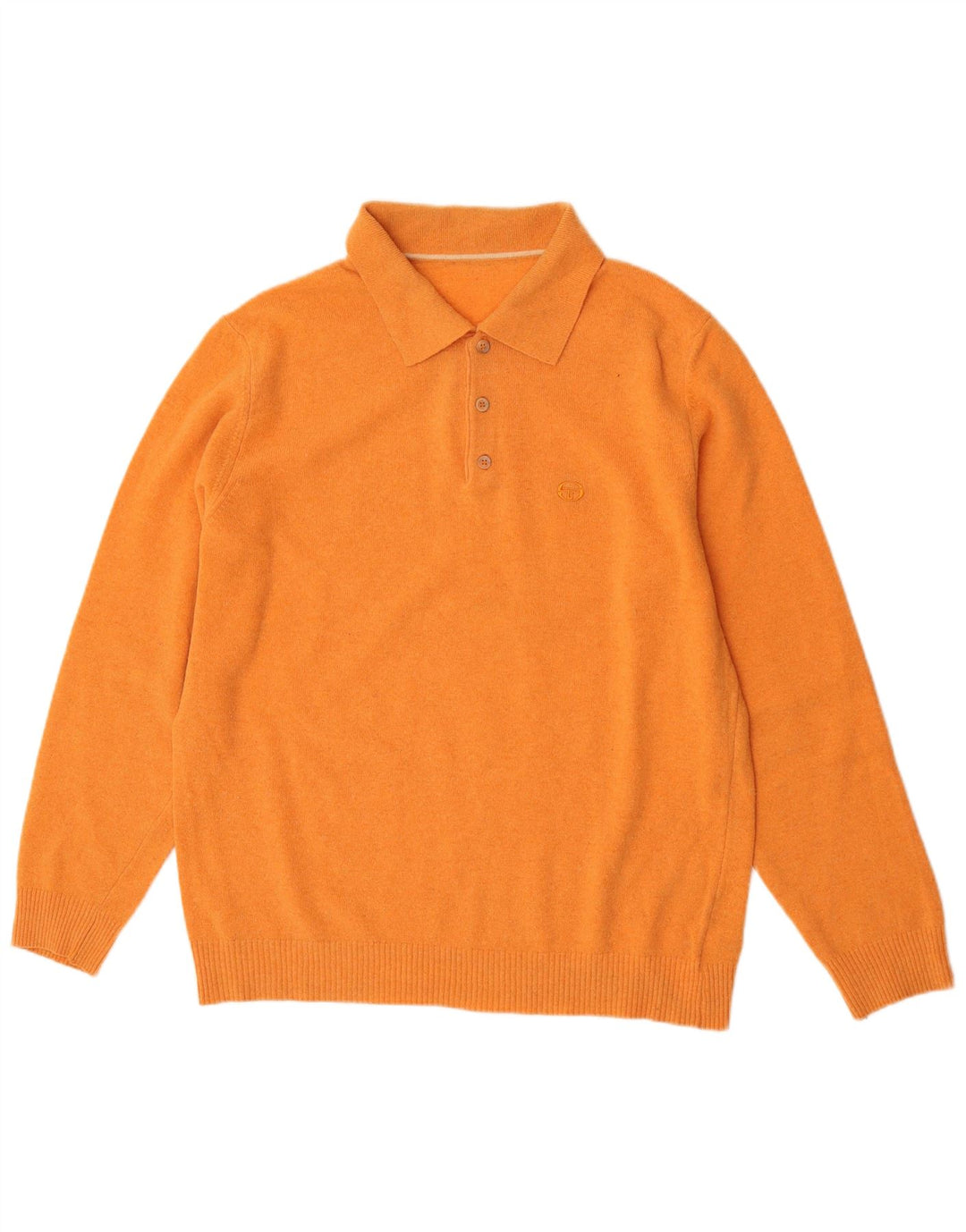 Sergio Tacchini Herren Rollkragenpullover Pullover XL Orange Wolle