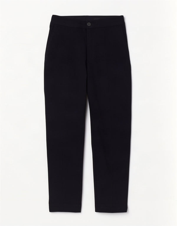Massimo Dutti Damen Tapered Chino-Hose EU 38 Small W28 L27 Marineblau