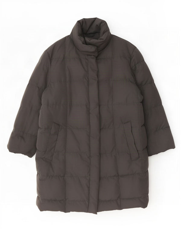 Allegri Damen-Kapuzenübergroßer, gepolsterter Mantel IT 44 Mittelgraues Polyester