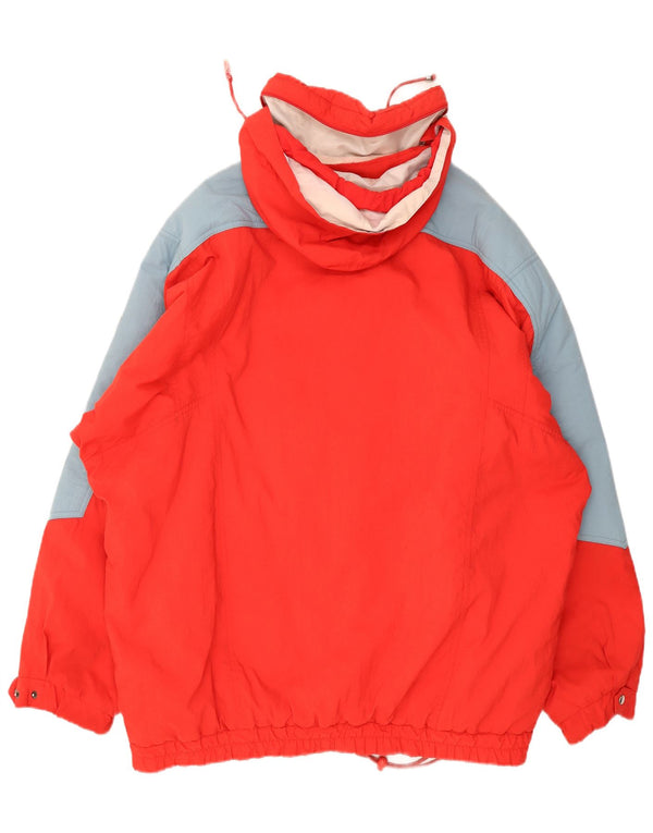 Schöffel Herren Gore-Tex Hooded Anorak Skijacke IT 56 3XL Rot Farbblock