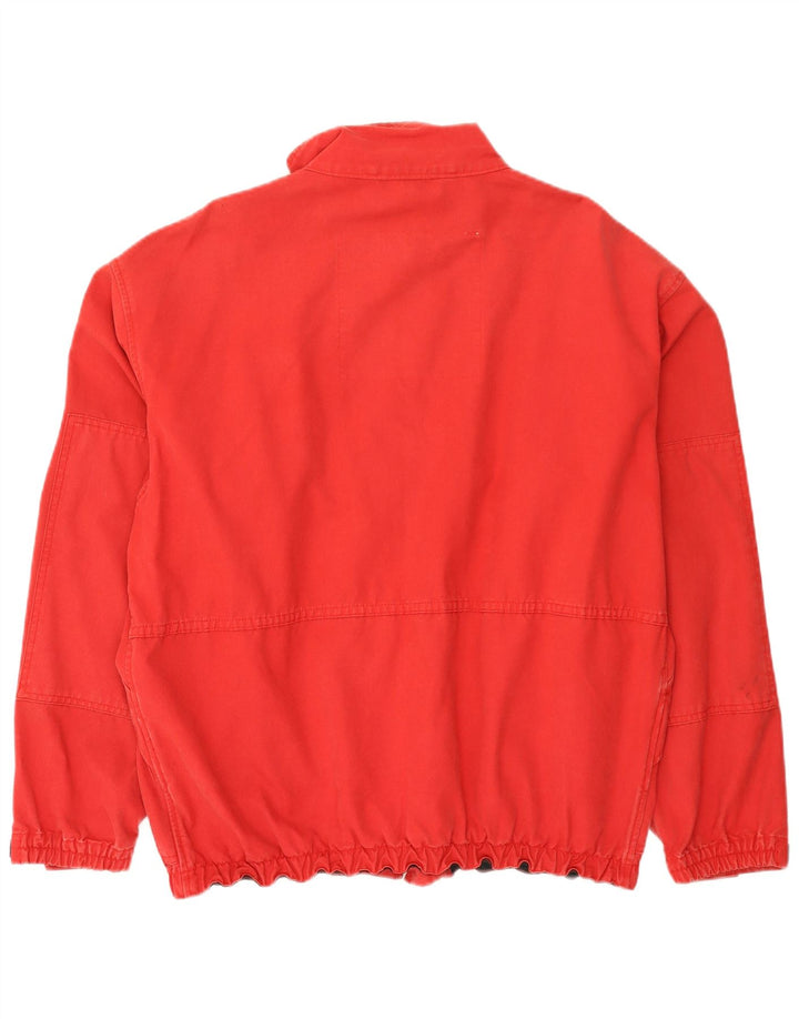 Murphy & Nye Herren-Windbreaker-Jacke, UK 42, XL, rote Baumwolle