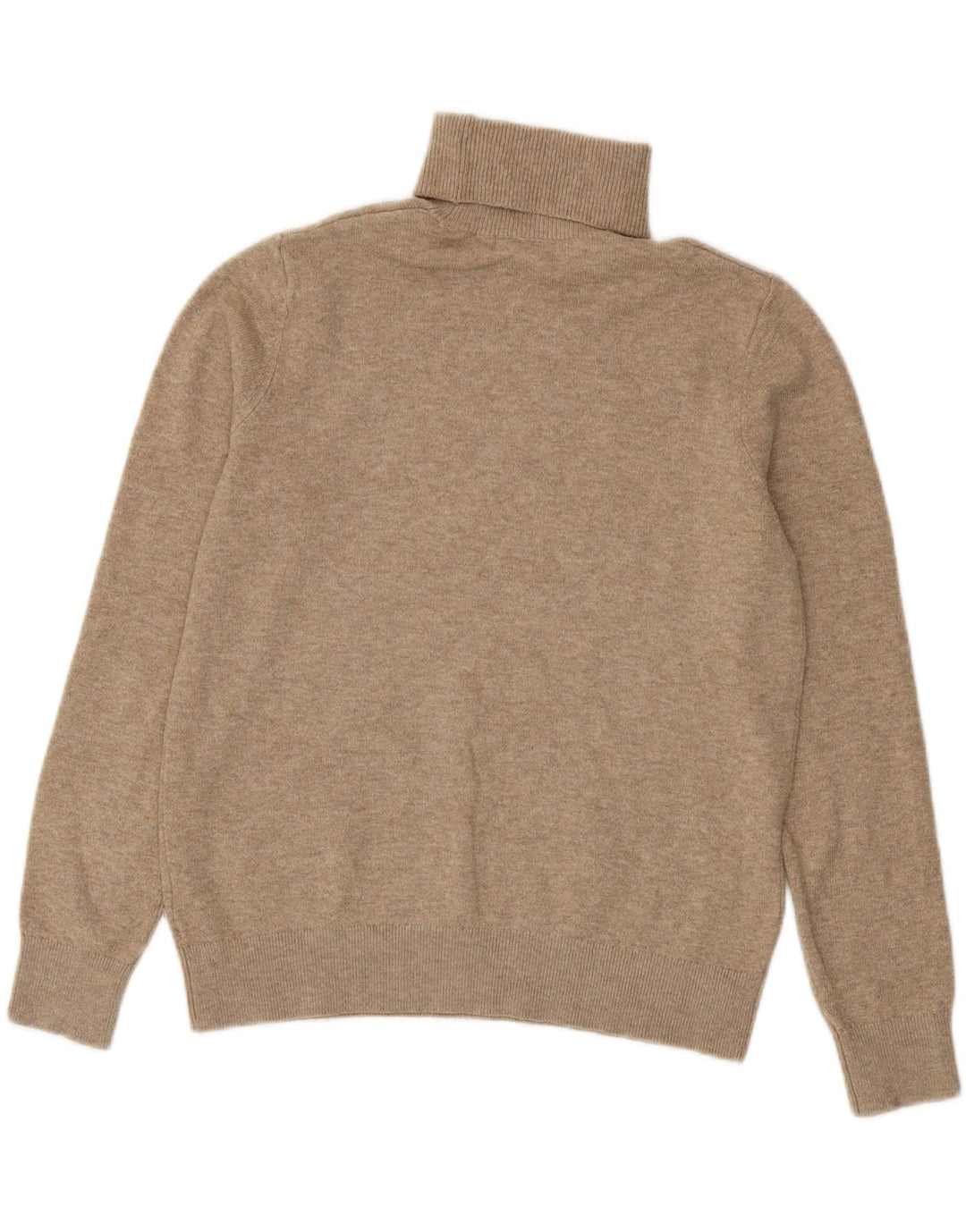 Marks & Spencer Rollkragenpullover für Damen, UK 10, Größe S, Beige, Polyester