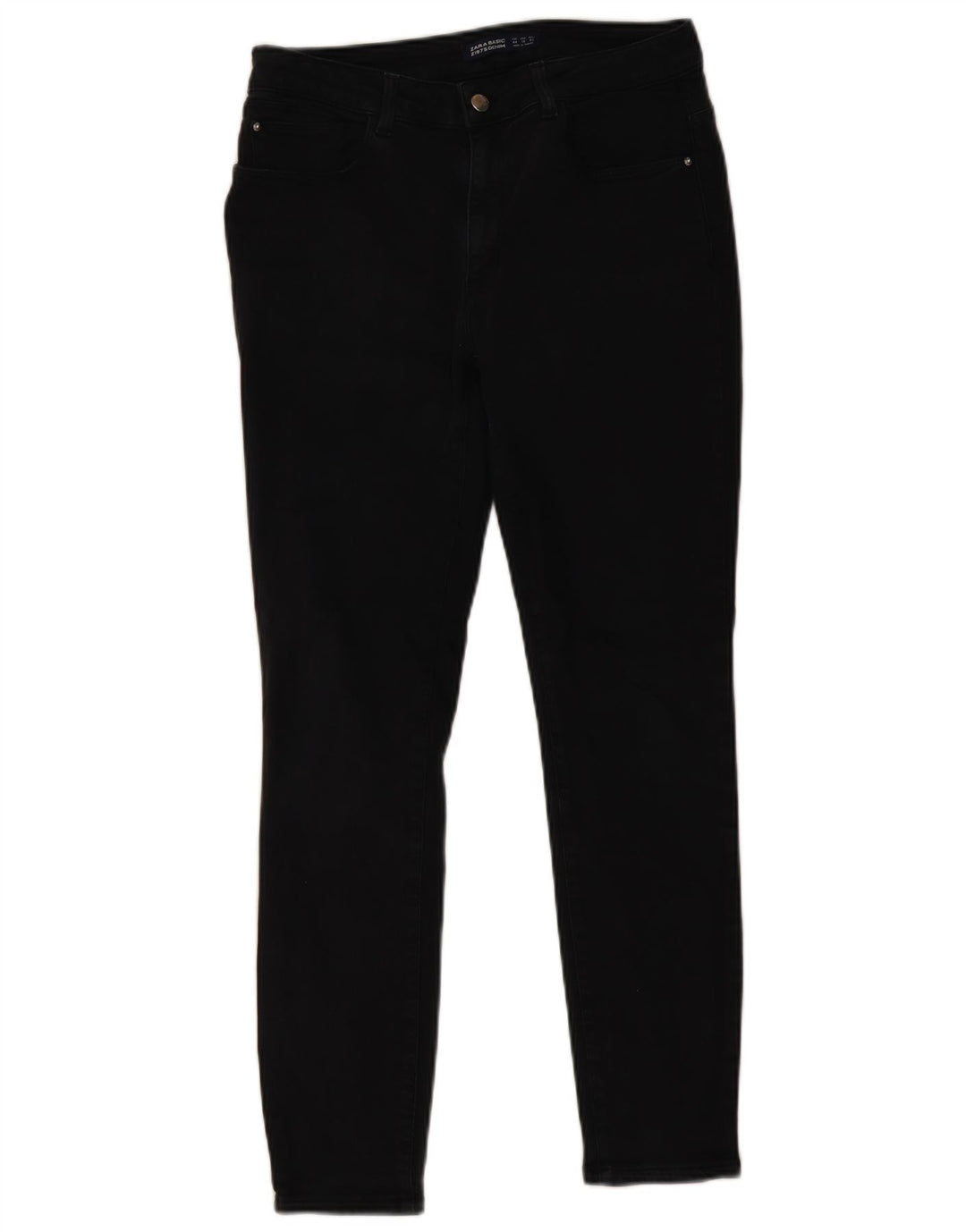 Zara Herren Slim Jeans EU 44 Large W34 L28 Schwarz