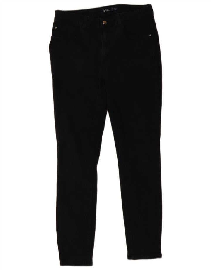 Zara Herren Slim Jeans EU 44 Large W34 L28 Schwarz