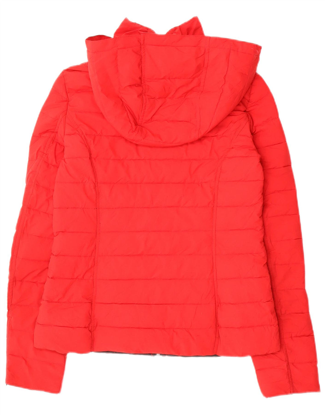 Nautica Wattierte Damenjacke mit Kapuze, UK 6, XS, Rot, Polyester