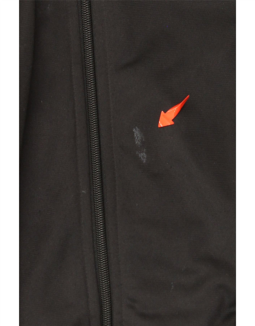 REEBOK Herren-Trainingsanzugoberteil mit Grafik, Mittelschwarzes Polyester