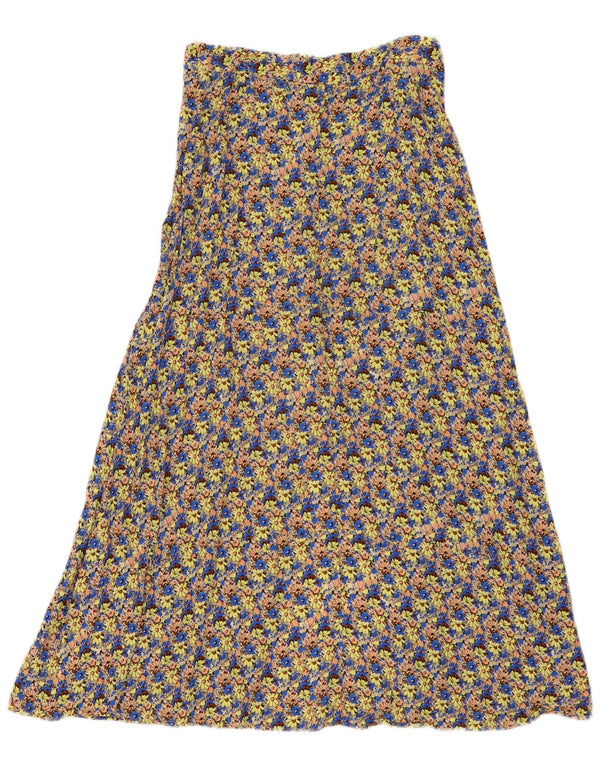 Zara Damen Maxirock Medium W29 Mehrfarbig geblümt