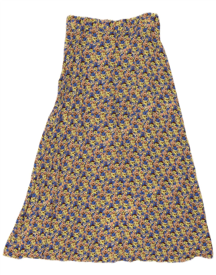 Zara Damen Maxirock Medium W29 Mehrfarbig geblümt