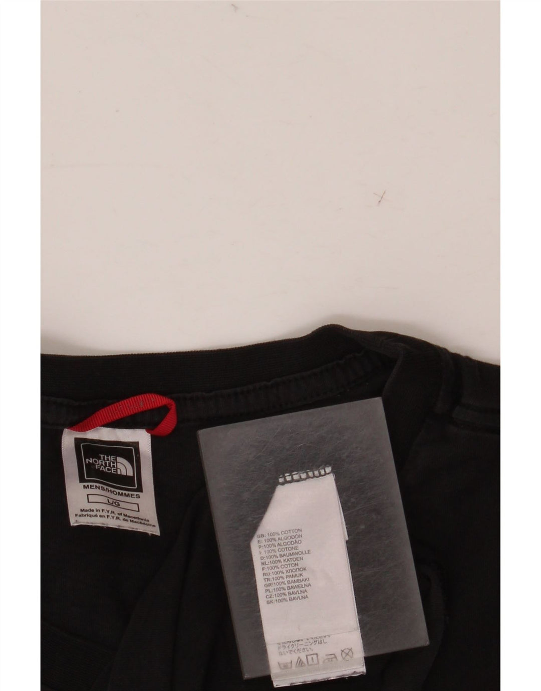 THE NORTH FACE Herren-T-Shirt mit Grafik, Größe L, Schwarz, Baumwolle