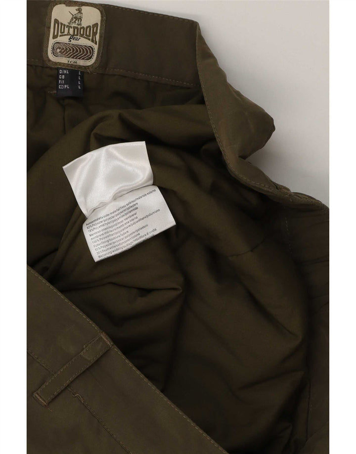 TCM Gerade Cargo-Windbreaker-Hose für Herren, Größe L, W36, L30, Khaki, Polyester