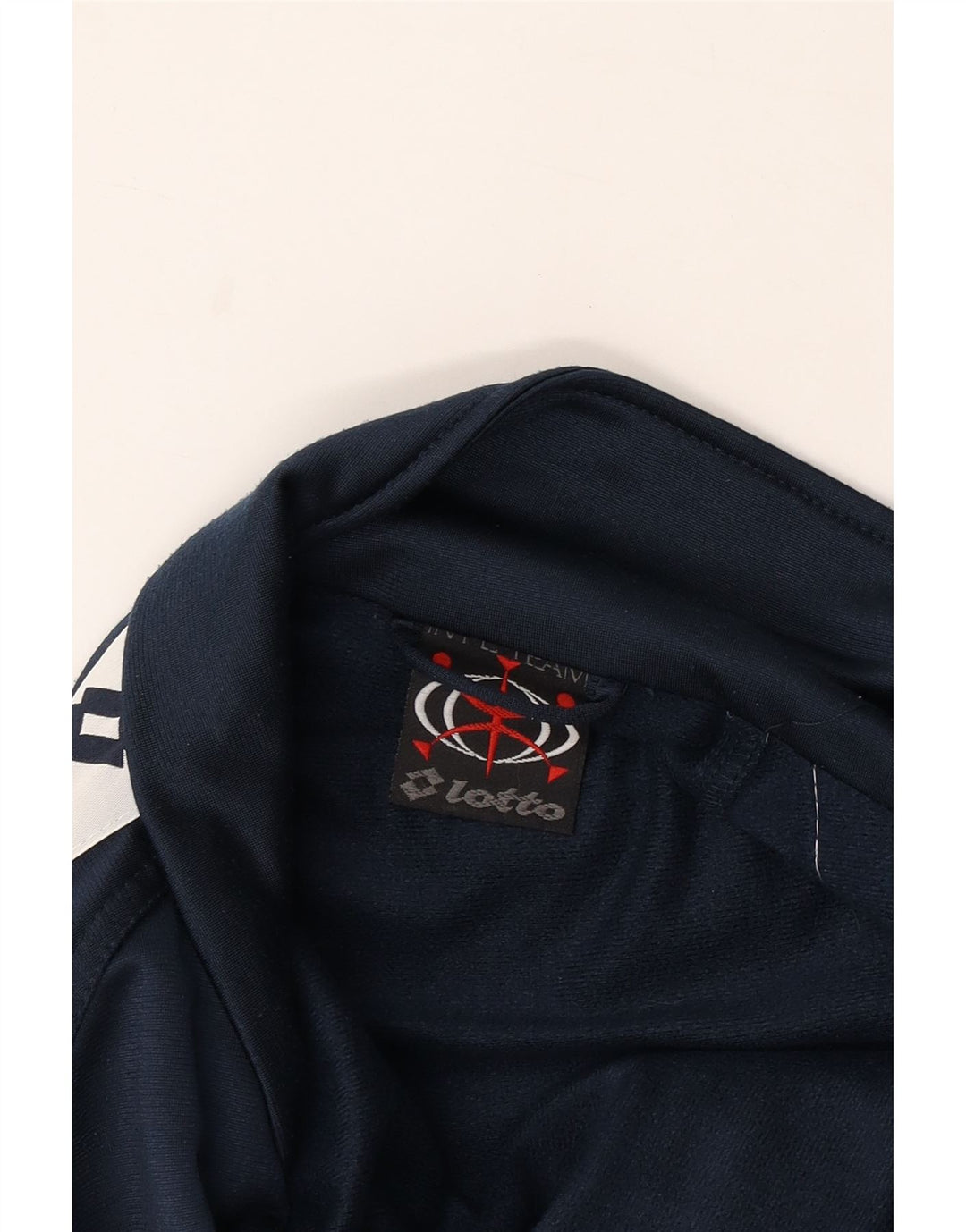 LOTTO Herren-Trainingsanzugoberteil mit Grafik, XL, Marineblau, Farbblock