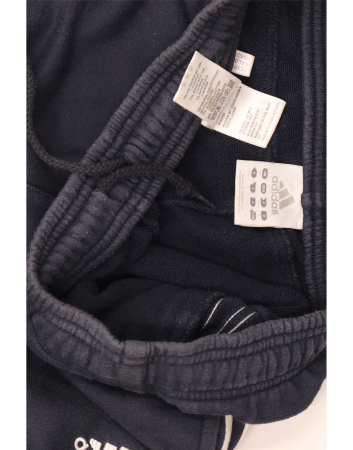 Adidas Herren-Trainingshose, Jogginghose, mittelblau, Baumwolle