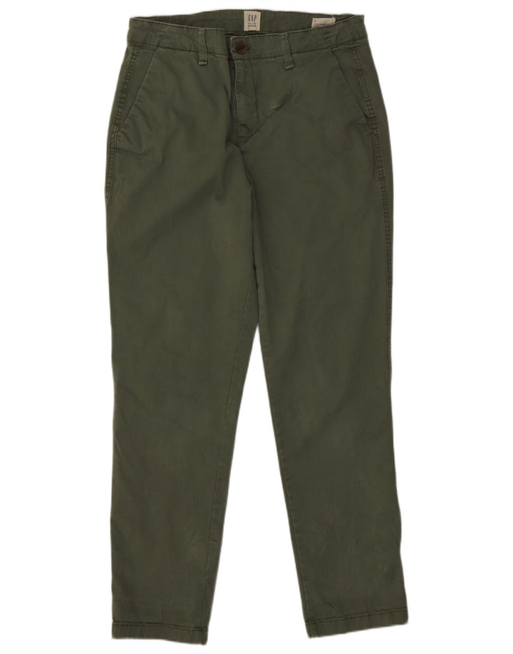 Gap Damen Girlfriend Slim Cropped-Hose US 6 Medium W30 L26 Khaki
