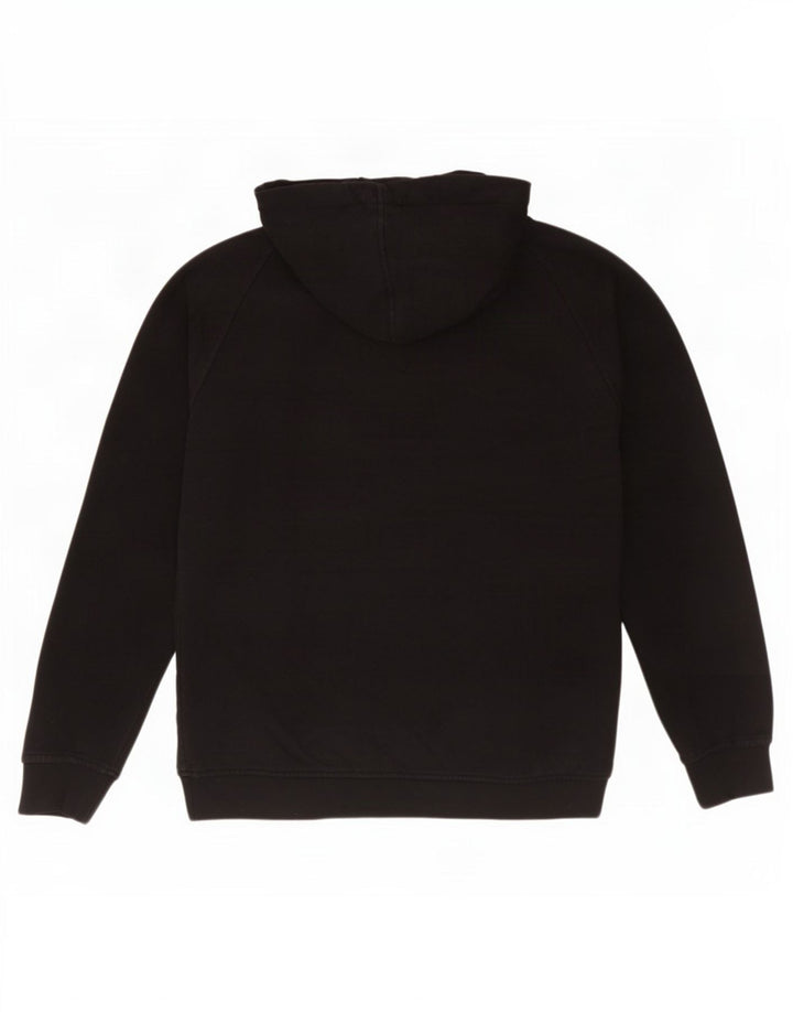 Kappa Herren Graphic Hoodie Pullover Small Schwarz