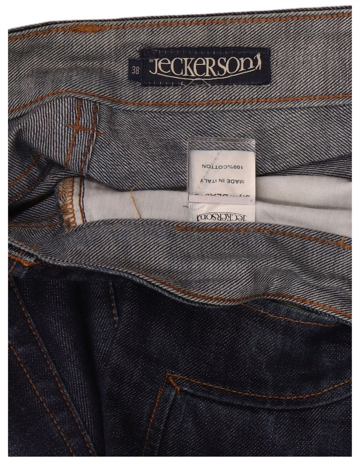 JECKERSON Herren Straight Jeans W38 L36 Blaue Baumwolle