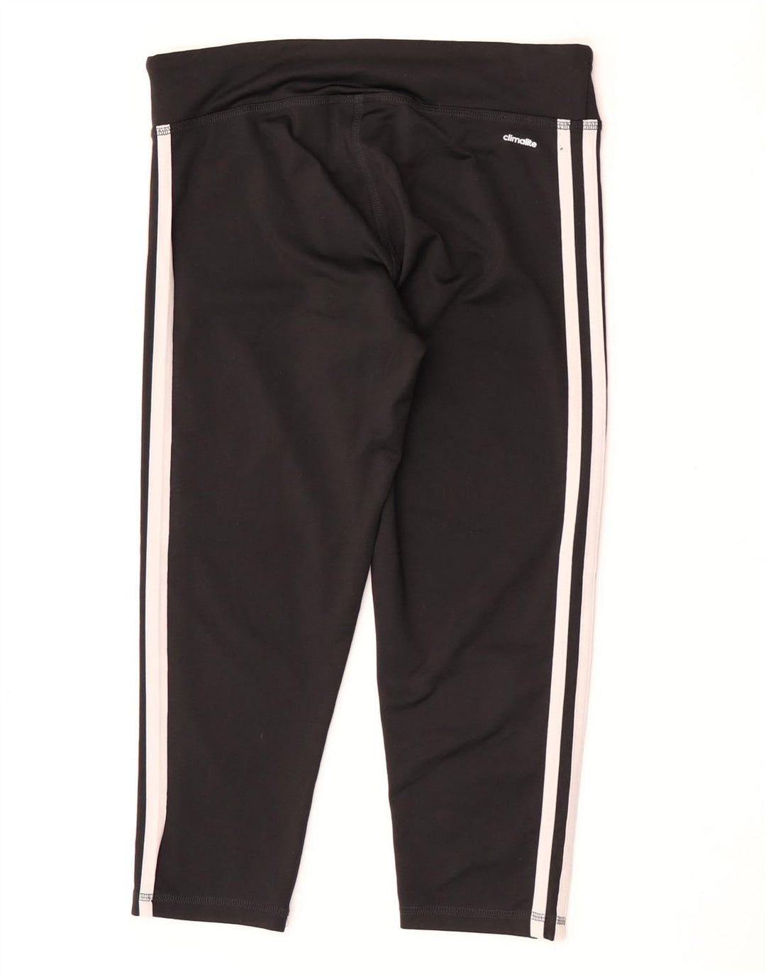 Adidas Damen Climalite Capri Leggings UK 12/14 Medium Schwarz Polyester