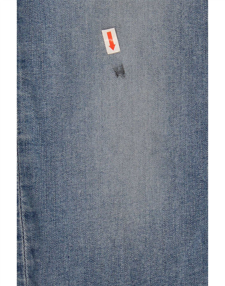 Levi's Damen 712 Crop Slim Jeans W31 L25 Blaue Baumwolle