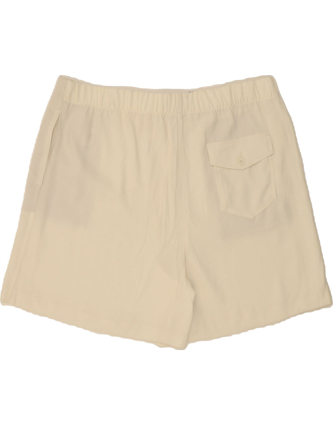 MARKS & SPENCER Womens Chino Shorts UK 20 2XL W38  White Polyester Vintage Marks & Spencer and Second-Hand Marks & Spencer from Messina Hembry 