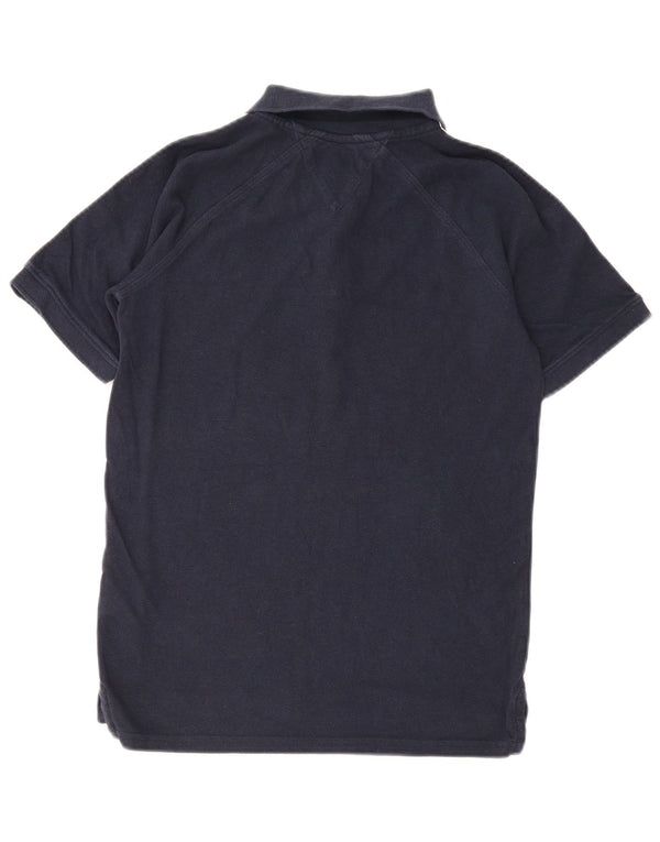 Tommy Hilfiger Kurzarm-Poloshirt mit Grafik für Jungen, 15–16 Jahre, Marineblau