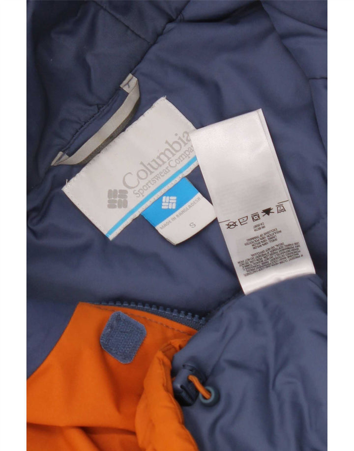 Columbia Herren Graphic Anorak Jacke UK 36 Small Marineblau Farbblock