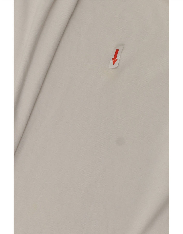 Ted Baker Herren-Poloshirt, Größe 5 XL, weiße Baumwolle