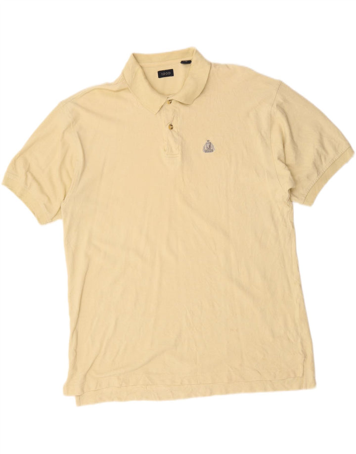 Izod Herren Poloshirt XL Gelb Baumwolle